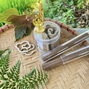 Combo: 1 hủ vân mây & 2 ống nhang không tăm cao cấp